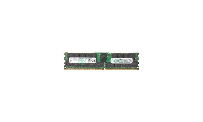 Micron MTA36ASF4G72PZ-2G3A1 32GB DDR4-2400T PC4-19200T 2Rx4 Server Memory Module Top View