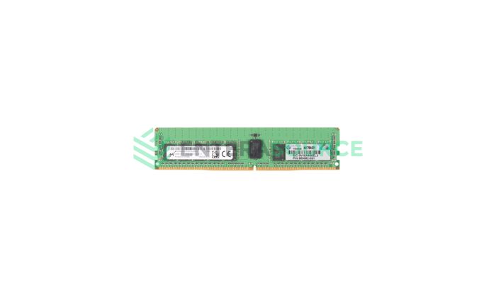 Micron MTA18ASF2G72PZ-2G3 16GB DDR4-2400T PC4-19200 1Rx4 Server Memory Module Top View