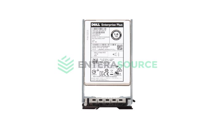 Dell Y4HGJ-CML-NEW Compellent 1.6TB eMLC SAS 2.5" 12Gb WI SED Solid State Drive Top View
