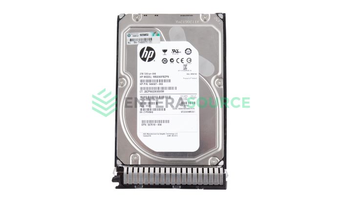 HPE 653948-001 2TB 7.2K SAS LFF 6Gbps MDL SC Hard Drive | 652757-B21