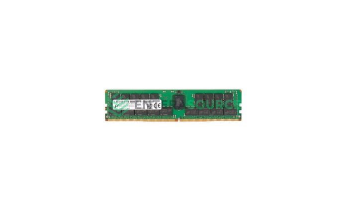 Micron MTA36ASF4G72PZ-2G6 32GB DDR4-2666 PC4-21333 2Rx4 ECC Server Memory Module Top View