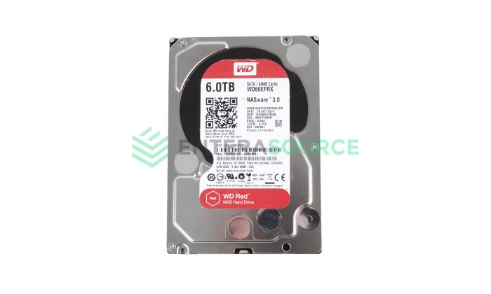 Western Digital WD60EFRX-68L0BN1 6TB 5.4K SATA 3.5" 6Gbps Hard Drive | WD60EFRX