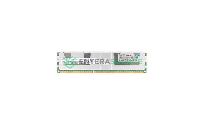 HP 712384-081 32GB 4Rx4 DDR3L-1333 PC3L-10600 ECC REG Server Memory Module Top View