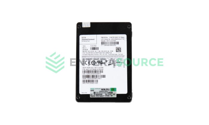 HPE 874431-003 3PAR 20000 3.84TB cMLC SAS 2.5" 12Gbps RI FIPS Solid State Drive