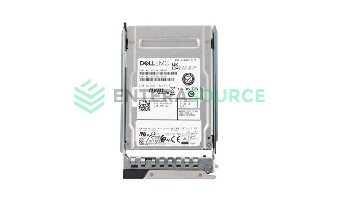 Dell J91CR 15.36TB BiCS NVMe 2.5" Gen4 x4/2x2 RI SIE SSD | KIOXIA KCM6XRUL15T3 Base View
