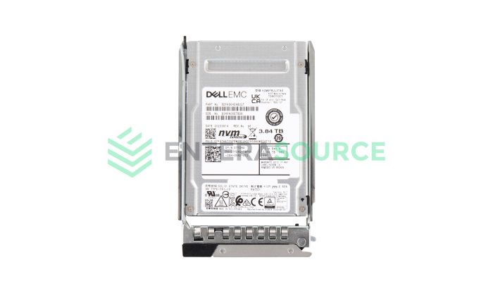Dell 7YDNG-NEW 3.84TB BiCS NVMe U.2 2.5" Gen4 x4/2x2 SED FIPS Solid State Drive Base View