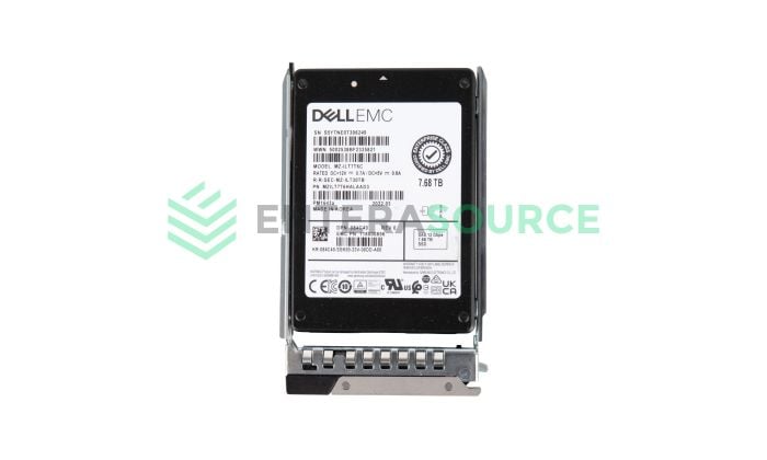 Dell 84C40 7.68TB TLC SAS 2.5" 12Gbps RI Solid State Drive | MZ-ILT7T6C | PV ME Base View
