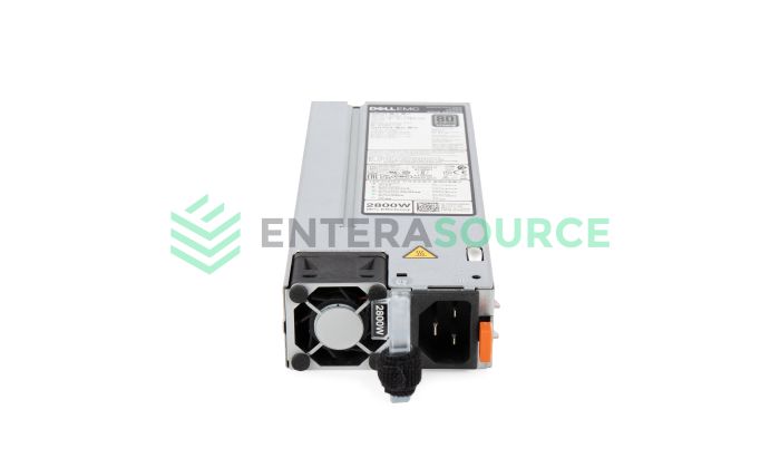Dell P56GH PowerEdge R750 R760 2800W 200-240V C22 80+ Titanium Power Supply Base View