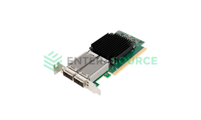 Dell HWTYK Dual Port 100GB QSFP28 PCI-E HFA [Low Profile] | Mellanox CX456B Base View