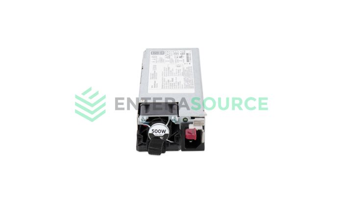 HPE 865399-201 ProLiant Gen10 500W FS LH 80+ Platinum Hot Plug AC Power Supply Base View