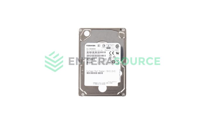 Toshiba HDEBC03JAA51 300GB 10K 2.5" 6Gbps SAS Hard Drive Base View