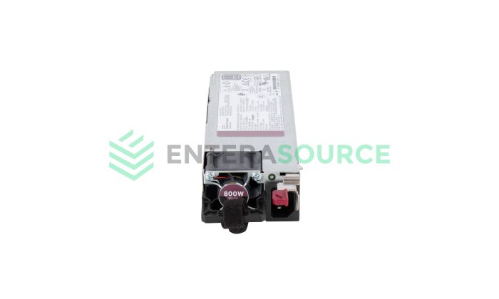 HPE 865409-002 ProLiant Gen10 800W FS LH 80+ Platinum Hot Plug AC Power Supply Base View