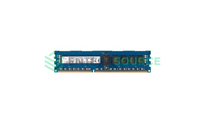 Hynix HMT351R7EFR8A-PB 4GB DDR3-1600 PC3L-12800R 2Rx8 Server Memory Module Base View