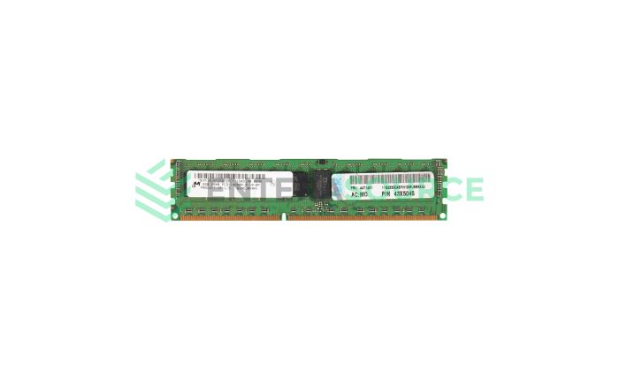 Micron MT18JSF25672PDY-1G4D1AB 2GB 2Rx8 DDR3-1333 PC3-10600R Memory Module Base View