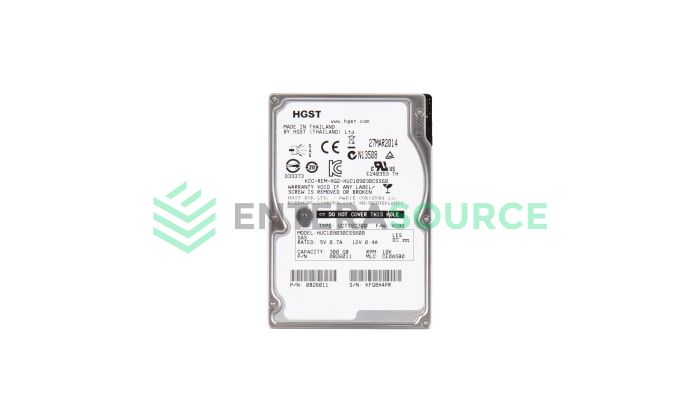 HGST HUC101212CSS600 1.2TB 10K SAS 2.5" 6Gbps Hard Drive Base View