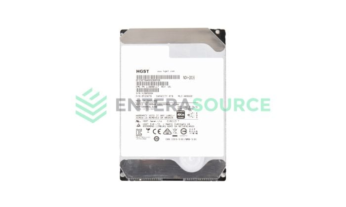 HGST HUH728080AL4200 8TB 7.2K SAS 3.5" 12Gbps Hard Drive Base View