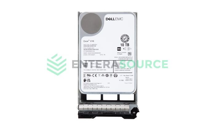 Dell 1M8JC-CML Compellent 10TB 7.2K NL SAS 3.5" 12Gbps SED 4K Hard Drive Base View