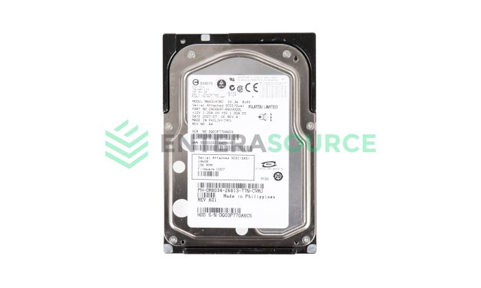 Fujitsu MAX3147RC 146GB 15K SAS 3.5" 3Gbps Hard Drive Base View