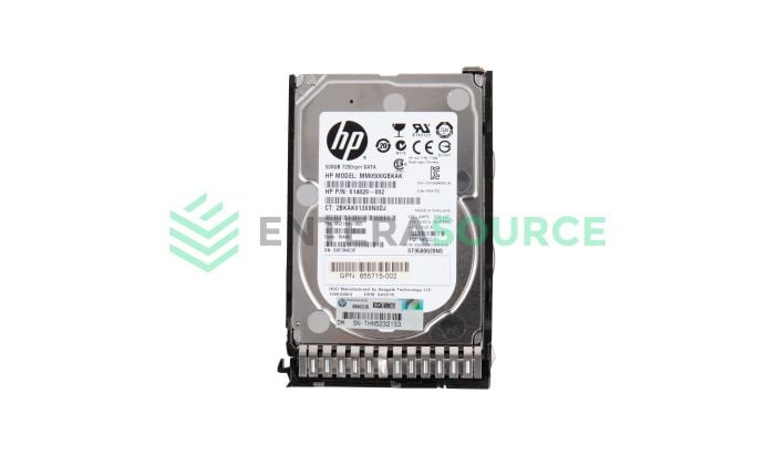 HPE 656107-001 500GB 7.2K SATA SFF 6Gbps MDL SC Hard Drive | 655708-B21 Base View