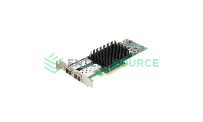 Dell PRNHV Dual Port 32GB FC PCIe Host Bus Adapter [Low Profile] | Emulex LPe35002 Base View
