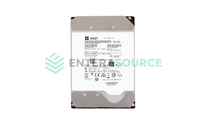 HGST HUH721010AL4200 10TB 7.2K SAS 3.5" 12Gbps Hard Drive Base View