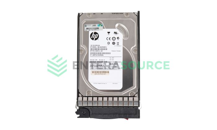 HPE 508011-001 1TB 7.2K SAS LFF 6Gbps MDL Hard Drive | 507614-B21 Base View