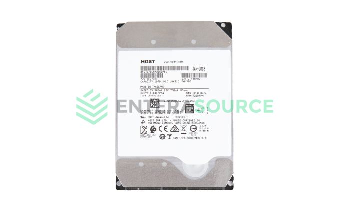 HGST HUH721010AL5204 10TB 7.2K SAS 3.5" 12Gbps Hard Drive Base View