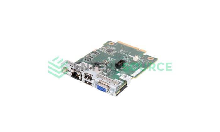 Dell 2G8HJ PE 15th-16th Gen iDRAC VGA 2x USB Rear I/O Board Expansion Module Base View