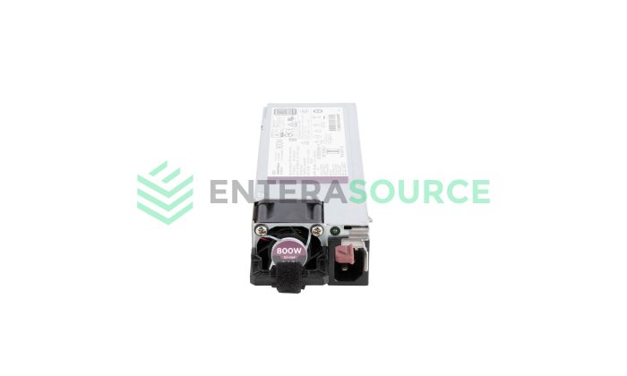 HPE 865412-101 PL G10 100-240V 800W FS LH 80+ Platinum Hot Plug AC Power Supply Base View