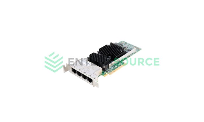 Dell 8HCGC Quad Port 10GBASE-T PCIe CNA [Low Profile] | Broadcom 57454 Base View