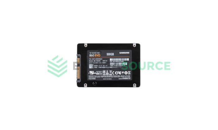 Samsung MZ-76E500 860 EVO 500GB MLC SATA SSD 2.5" 6Gbps RI Solid State Drive Base View
