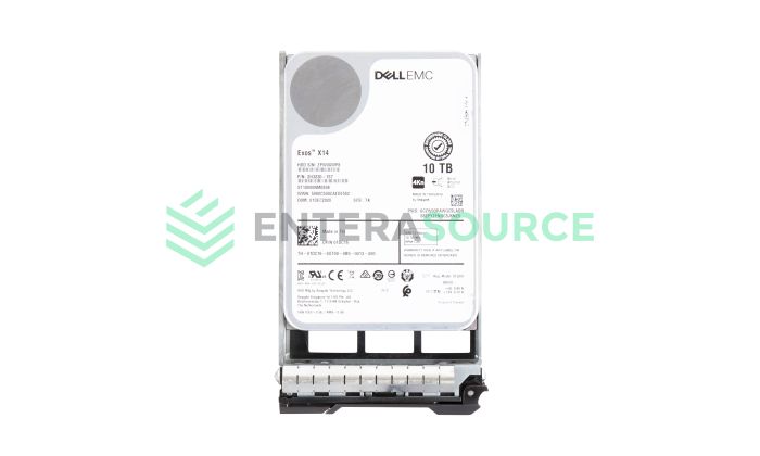 Dell 1DC16-CML Compellent 10TB 7.2K NL SAS 3.5" 12Gbps 4K Hard Drive Base View