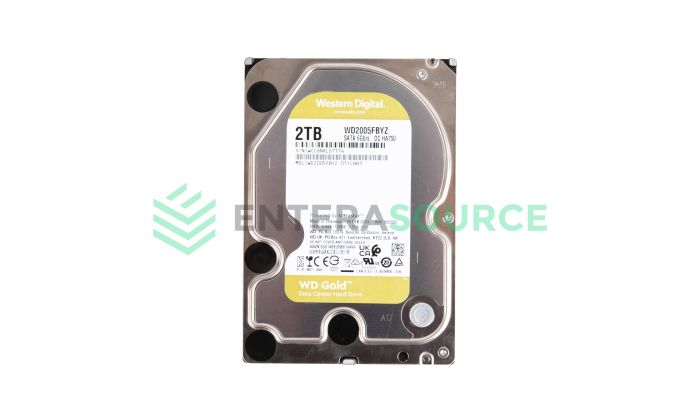 Western Digital WD2005FBYZ Gold 2TB 7.2K SATA 3.5" 6Gbps Hard Drive Base View
