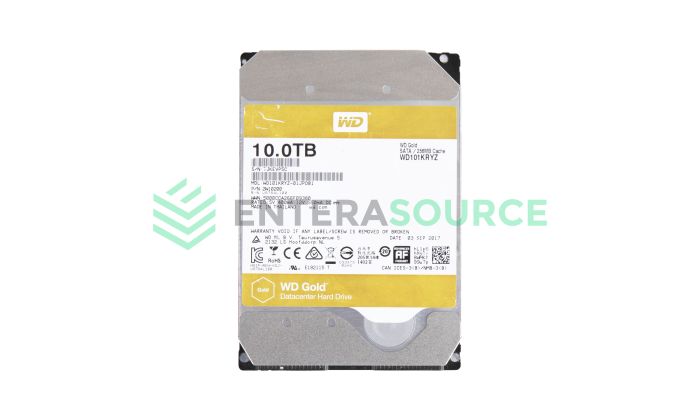 Western Digital WD101KRYZ Gold 10TB 7.2K SATA 3.5" 6Gbps Hard Drive Base View