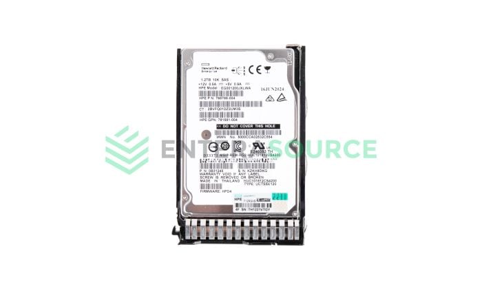 HPE 872737-001-NEW 1.2TB 10K SAS SFF 12G ENT DS SC Hard Drive | 872479-B21 Base View