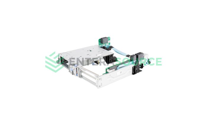 Dell NR8HM PE R740xd 2x 2.5 Flex Bay Rear BP + Riser2 Card [GP1TH] Riser 3 Slot Base View