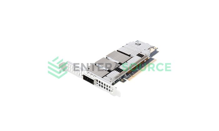 Dell K84XJ Single Port 200GB NDR200 OSFP PCIe HCA Full Height | NVIDIA CX75210AA Base View