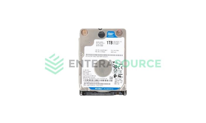 Western Digital WD10SPZX-24Z10T1 1TB 5.4K SATA 2.5" 6Gbps Hard Drive | Laptop Base View
