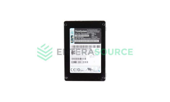 IBM 00YK323 Lenovo ThinkSystem 3.84TB TLC SAS 2.5" 12Gbps RI Solid State Drive Base View