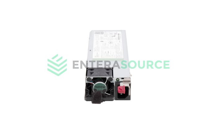 HPE P39384-001 PL G10 1600W FS LH 200-240V 80+ Platinum Hot Plug AC Power Supply Base View