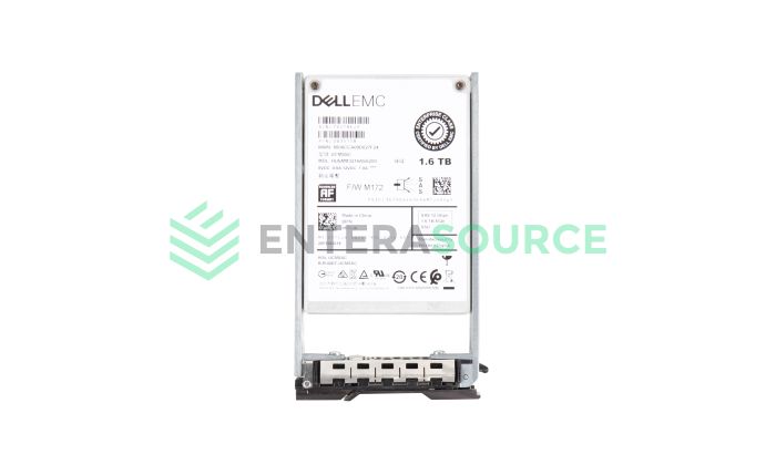 Dell Compellent 5TCJ6-CML 1.6TB SAS 2.5" 12Gbps RI Solid State Drive Base View