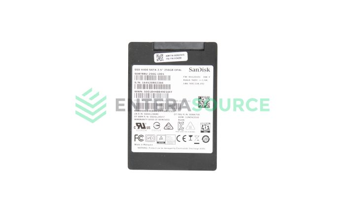 SanDisk SD8TB8U-256G-1001 256GB MLC SATA SSD 2.5" 6Gbps Solid State Drive Base View