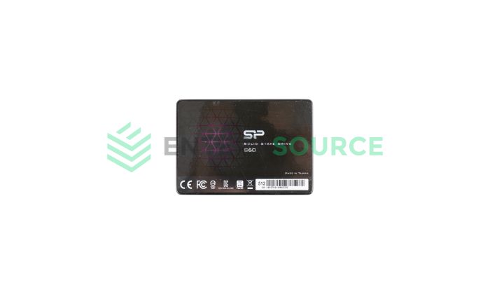 Silicon Power SP512GBSS3S60S25AE Slim S60 512GB MLC SATA 2.5" 6Gbps RI SSD Base View