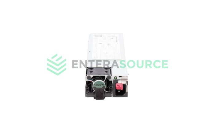HPE P38997-B21 PL G10 200-240V 1600W FS LH 80+ Platinum Hot Plug AC Power Supply Base View