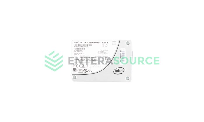 Intel SSDSC2BX200G4K DC S3610 200GB SATA SSD 2.5" 6Gbps Solid State Drive Base View