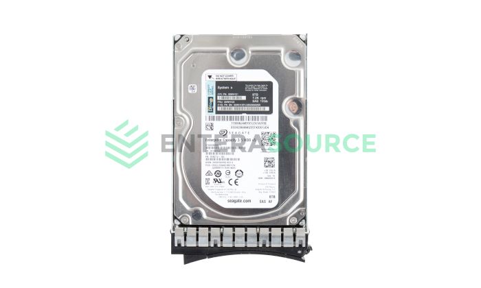 IBM 00WH122 Lenovo 8TB 7.2K SAS 3.5" 12Gbps Hard Drive Base View