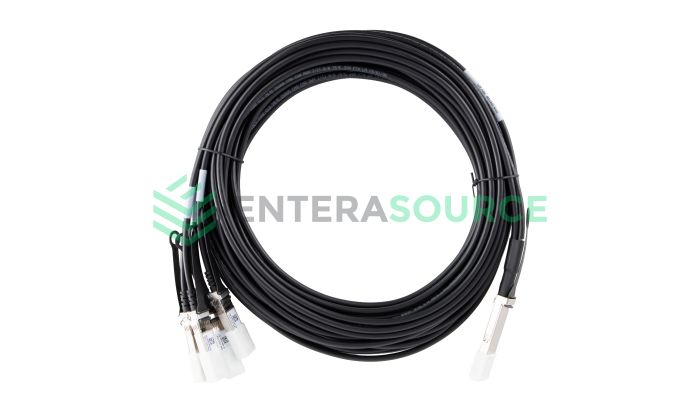 Dell P8T4W NET 5M 40GBASE-CR4 4x 10GBASE-CR Passive Direct Attach Breakout Cable Base View