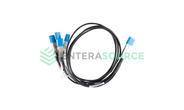 Dell 26FN3 NET 1M 100BASE-CR4 4x 25GBASE-CR Passive Direct Attach Breakout Cable Base View