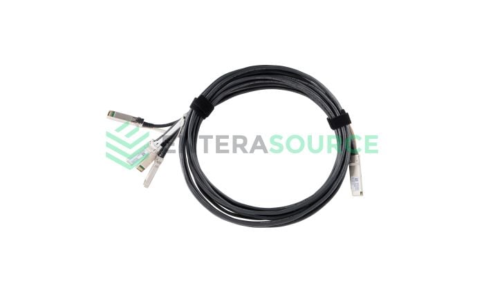 Dell 7R9N9 NET 3M 100BASE-CR4 4x 25GBASE-CR Passive Direct Attach Breakout Cable Base View