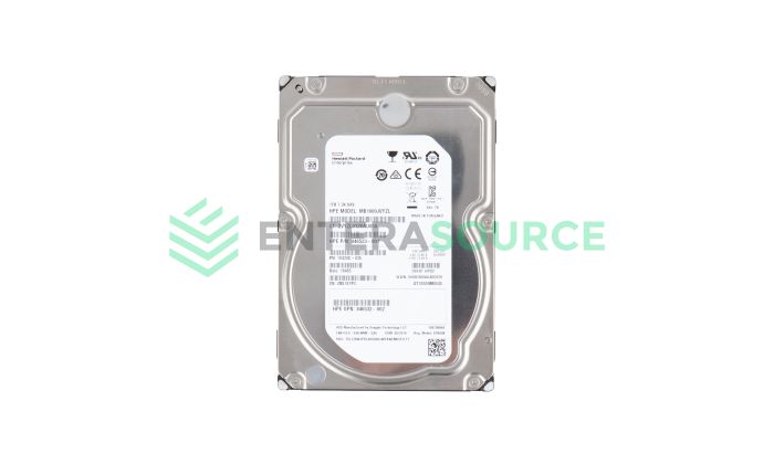 HPE 846523-001 1TB 7.2K SAS 3.5" 12Gbps Hard Drive Base View